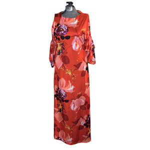 Women's Unbranded Maxi Dress Size Unspecified Red Floral